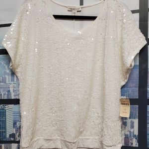 🖤NWT Coldwater Creek Sequined Top🖤